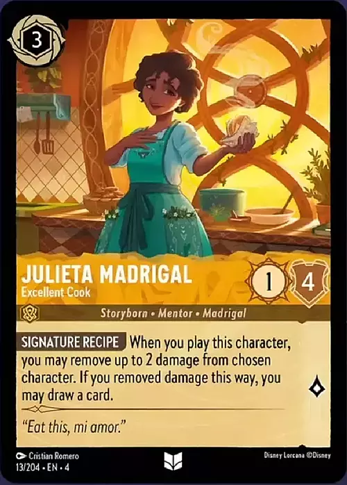 Julieta Madrigal - Excellent Cook Card Front