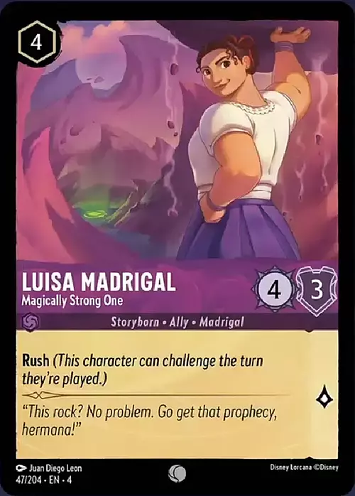 Luisa Madrigal - Magicamente Forzuta Card Front