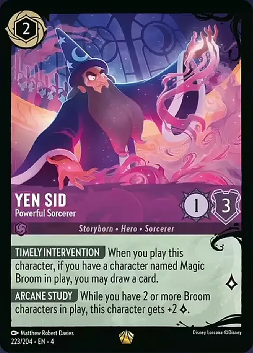 Yen Sid - Potente Stregone Card Front