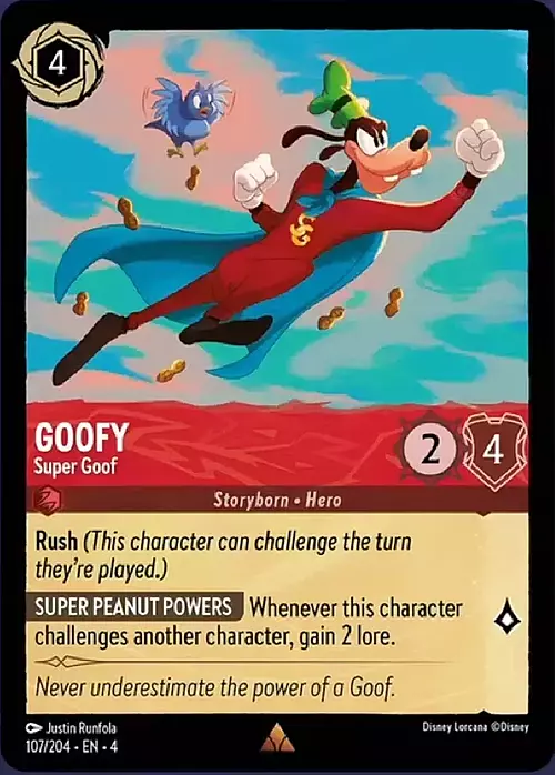 Goofy - Super Goof Card Front