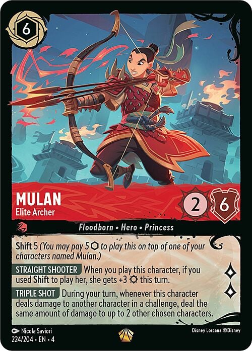 Mulan - Elite Archer Card Front