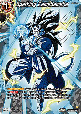 Sparking Kamehameha Card Front