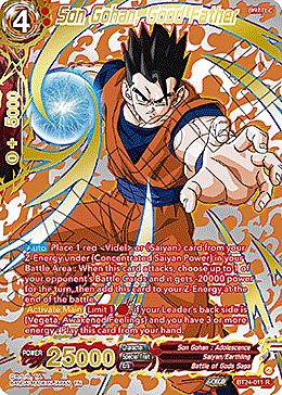 Son Gohan, Good Father Card Front