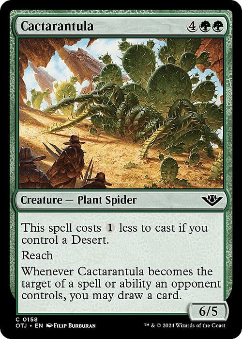 Cactarantola Card Front