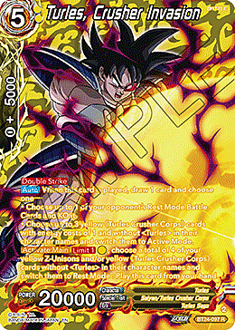 Turles, Crusher Invasion Card Front