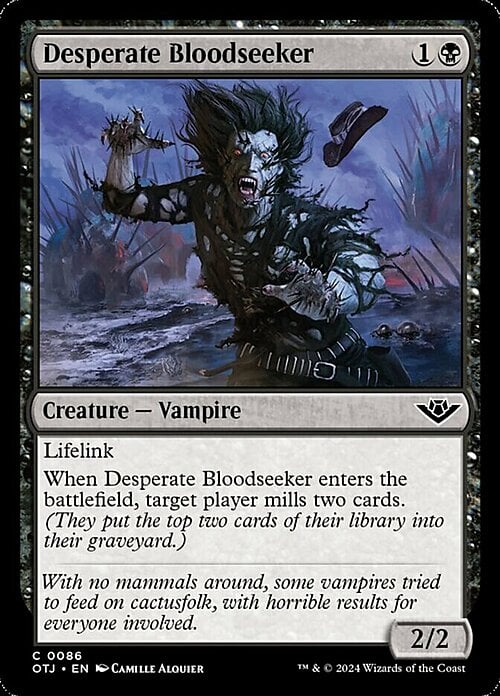 Desperate Bloodseeker Card Front