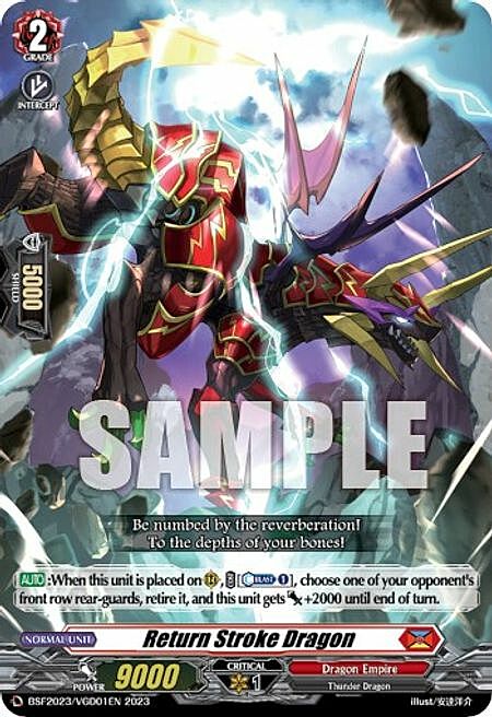 Return Stroke Dragon Card Front