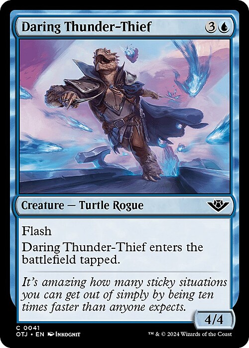 Daring Thunder-Thief Card Front