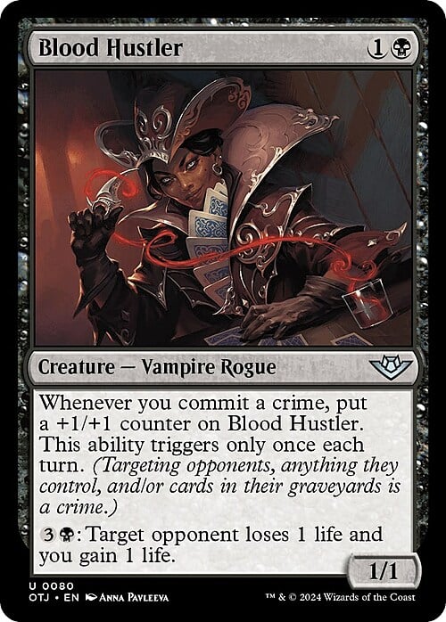 Blood Hustler Card Front