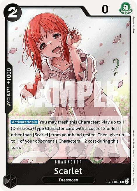 Scarlet Card Front