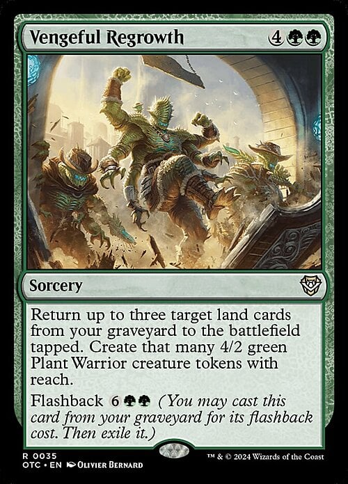 Vengeful Regrowth Card Front