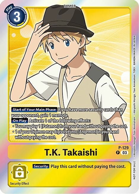 T.K. Takaishi Card Front