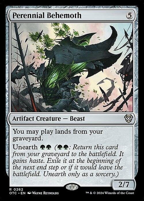 Behemoth Sempreverde Card Front