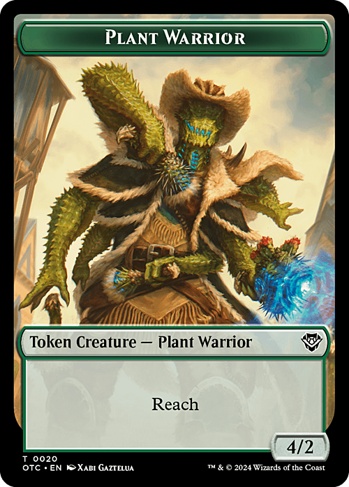 Plant Warrior // Treasure Card Front
