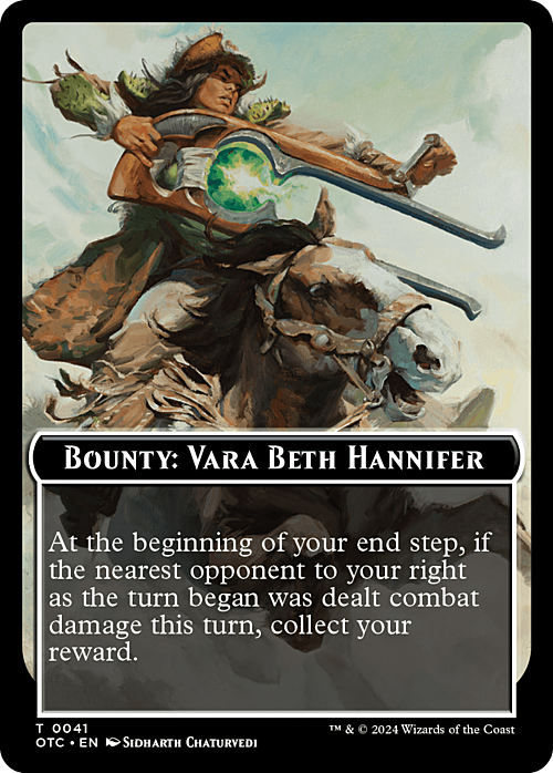 Bounty: Vara Beth Hannifer Card Front