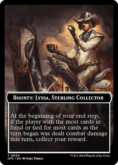 Bounty: Lyssa, Sterling Collector // Bounty Rules Card Front