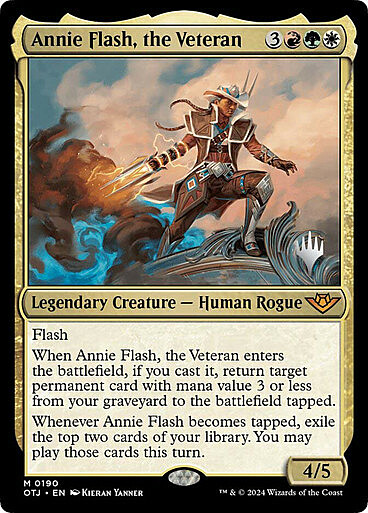 Annie Flash, la Veterana Card Front