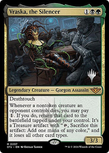 Vraska, la Silenziatrice Card Front