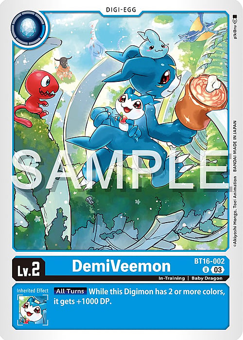 DemiVeemon Card Front