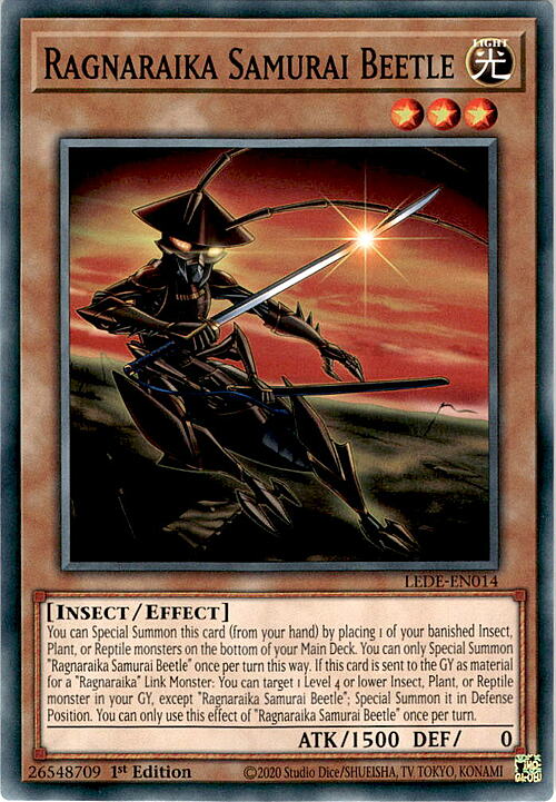 Scarabeo Samurai Ragnaraika Card Front