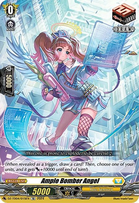 Ample Bomber Angel Card Front
