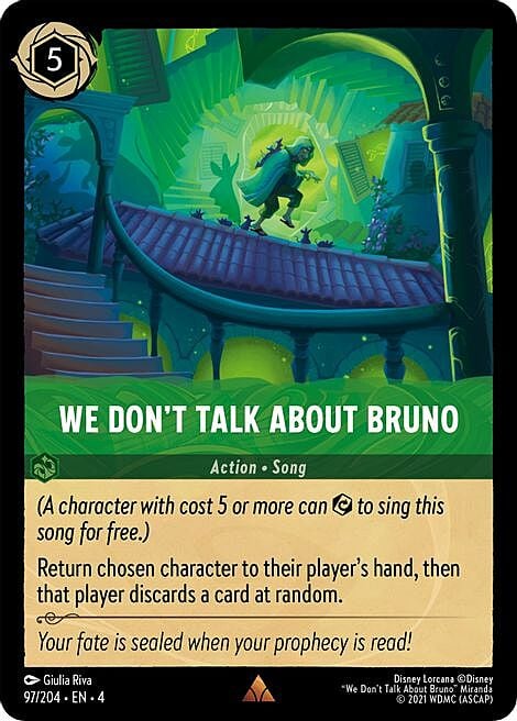 Non Si Nomina Bruno Card Front