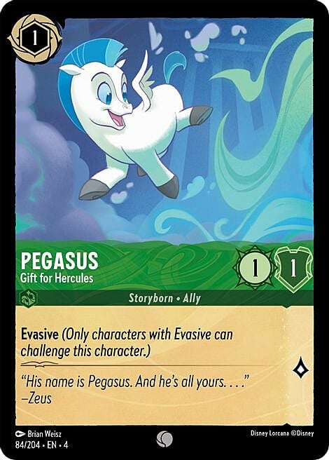 Pegaso - Dono per Ercole Card Front