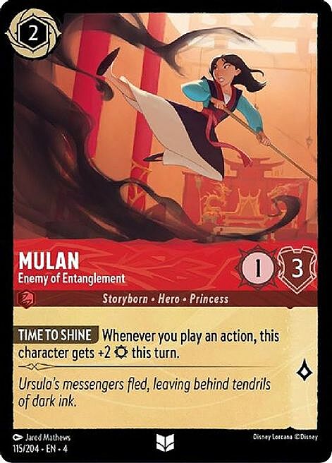 Mulan - Nemica del Groviglio Card Front