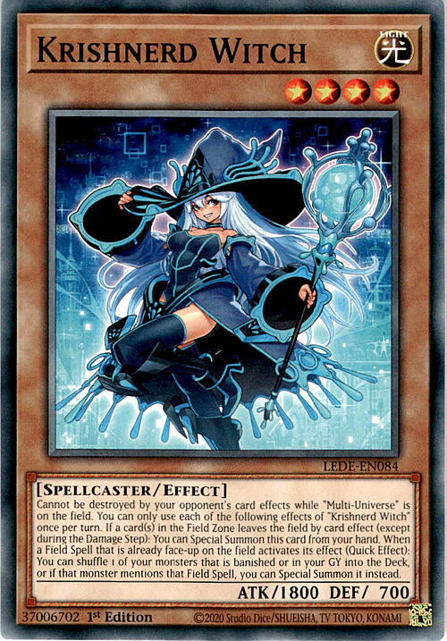 Krishnerd Witch Card Front