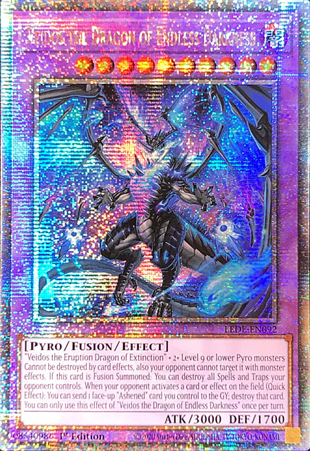 Veidos the Dragon of Endless Darkness Card Front