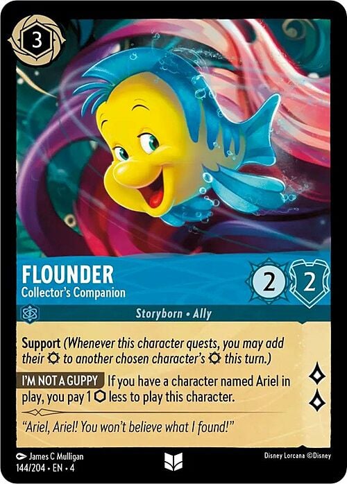 Flounder - Collector's Companion Card Front