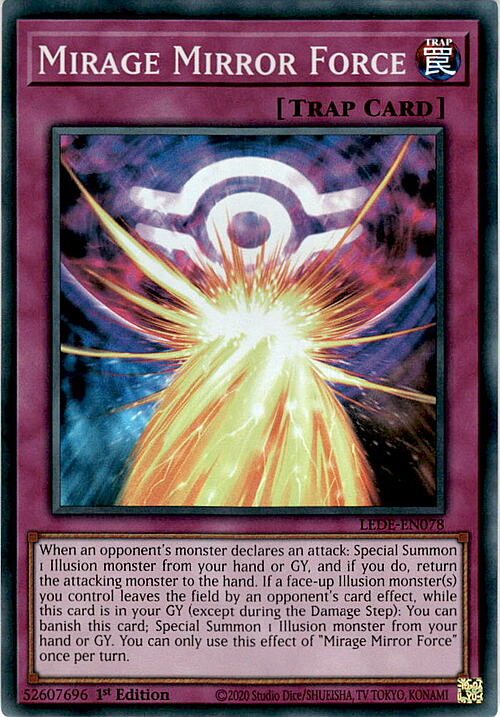 Mirage Mirror Force Card Front