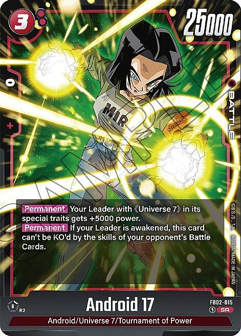 Android 17 Card Front