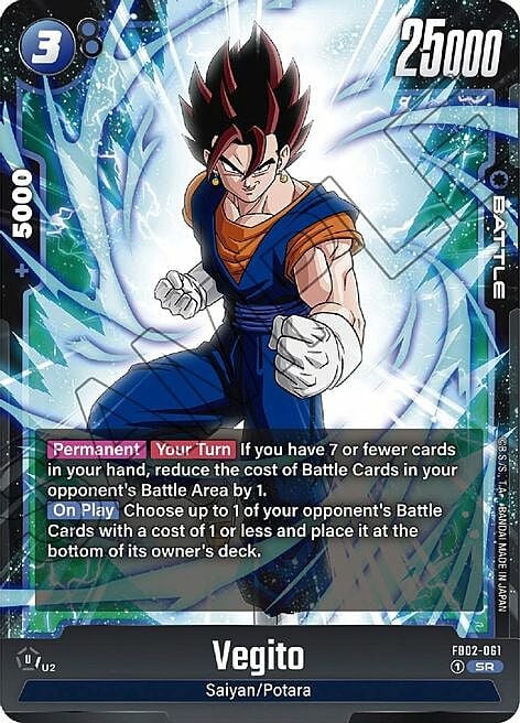 Vegito Card Front