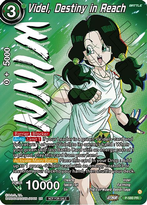 Videl, Destiny in Reach Card Front