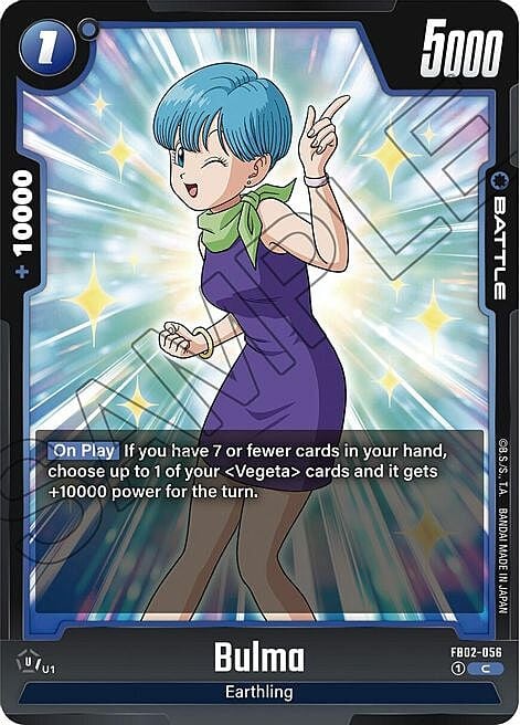 Bulma Card Front