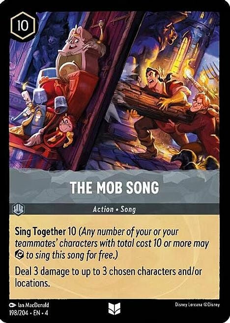 The Mob Song Card Front