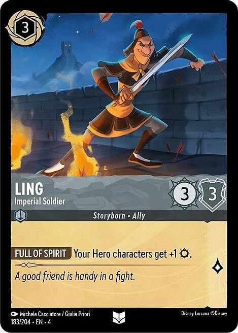 Ling - Soldato Imperiale Card Front