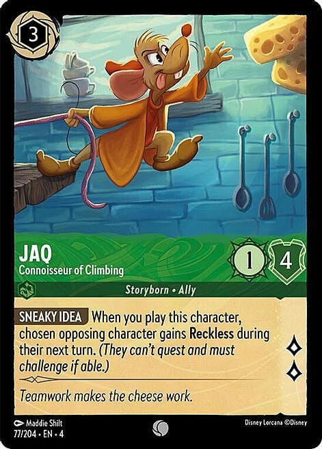 Jaq - Connoisseur of Climbing Frente