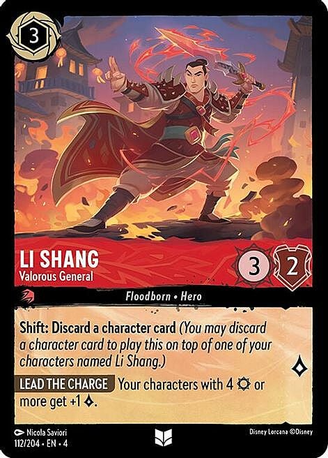 Li Shang - Generale Valoroso Card Front