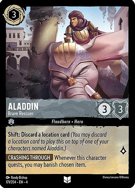 Aladdin - Soccorritore Coraggioso Card Front