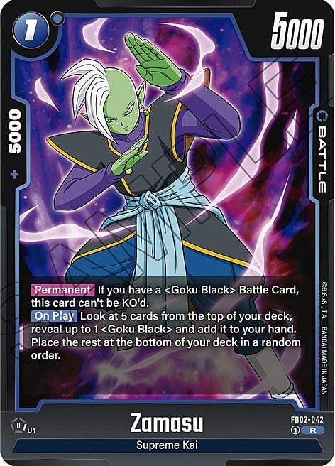 Zamasu Card Front