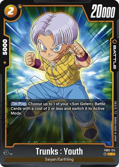 Trunks : Youth Frente