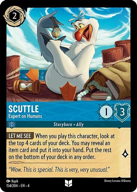 Scuttle - Expert on Humans Card Front