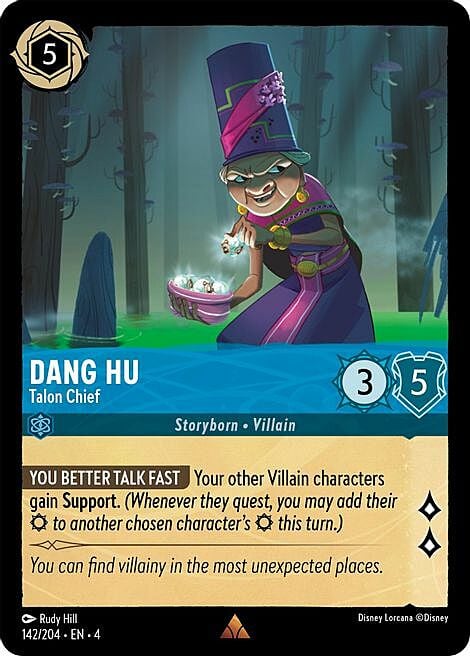 Dang Hu - Talon Chief Card Front