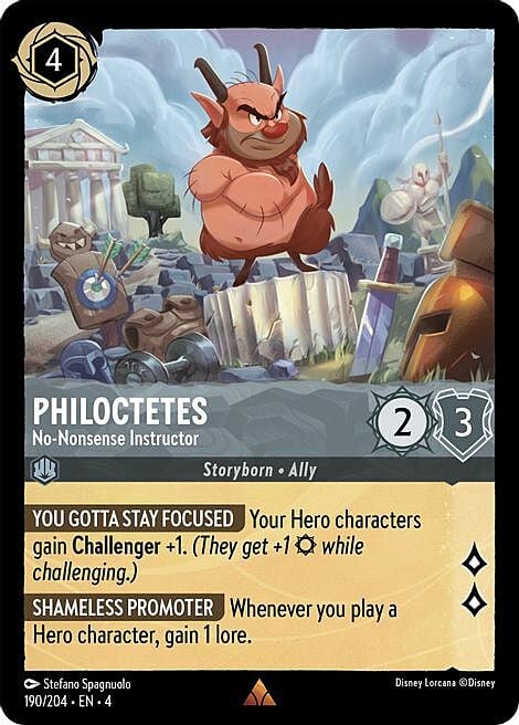 Philoctetes - No-Nonsense Instructor Frente