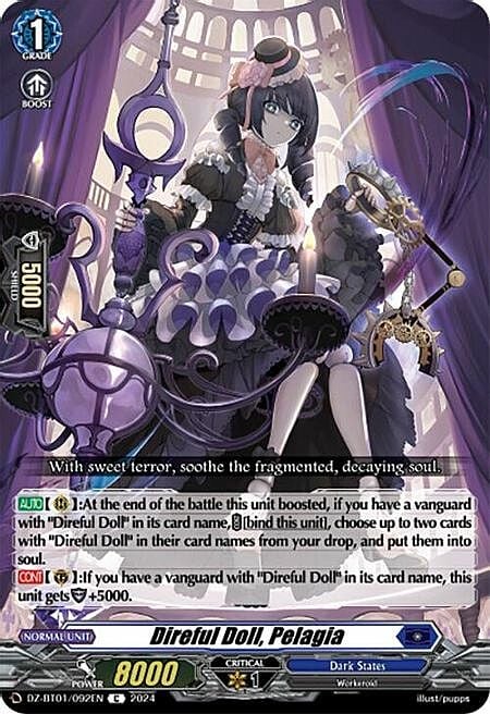 Direful Doll, Pelagia Card Front