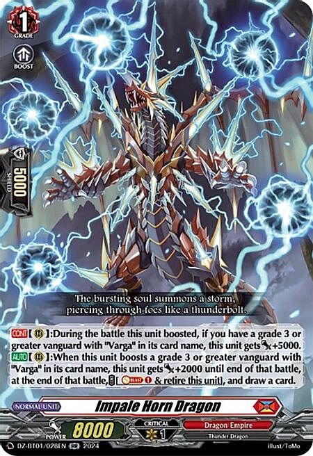 Impale Horn Dragon Card Front