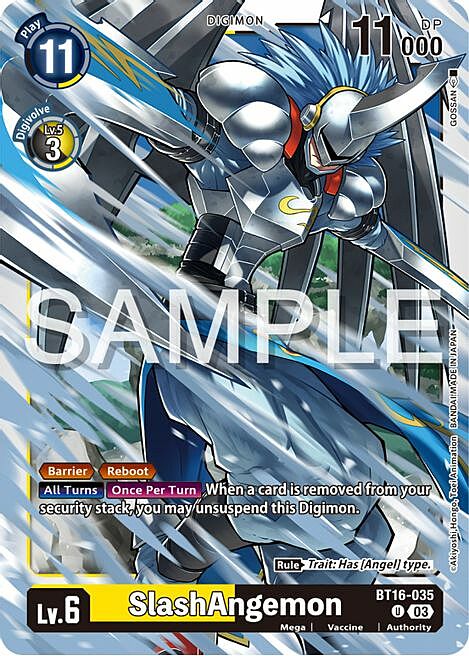 SlashAngemon Card Front