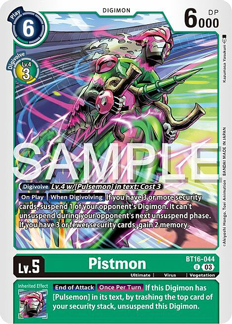 Pistmon Card Front